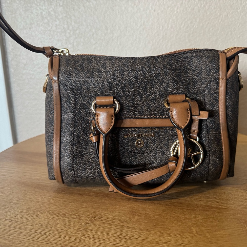 Michael Kors Brown and Tan Women's Bag